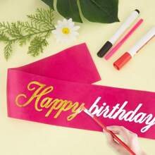 1pc/4pcs/8pcs Hot Sash Homecoming Sashes Court Beauty Pageant Sash Bridal Party Sashes Party Favors Plain Sash For Bridal Shower, Beauty Pageant, Wedding, Birthday Queen Sash Senior Sashes Mommy To Be Sash Miss Halloween Bachelorette Party, Diy - Multicolor - View 7