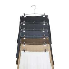 Closet Hanging Rack Strong Multi-Tiered Closet Organizer With 360-Degree Swivel Hook - Multicolor - View 3
