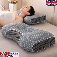NetHong 1000G Foam Pillow Cervical Memory For Neck & Shoulder Pain Ergonomic Orthopedic - Grey - View 2