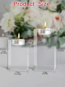 Porta-velas de Personalizado, Porta-velas de Casamento com Foto 3D Personalizada, Porta-velas de para Velas de Chá Personalizado, Presentes de Casamento com Foto Personalizada - Multicolorido - Visão 3