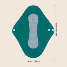 5 szt. wielokrotnego użytku grafenowych podpasek higienicznych, zmywalnych, oddychających podpasek menstruacyjnych z bezszwowym prasowaniem na gorąco, podpaski menstruacyjne z zatrzaskiem, wysoka chłonność i wygodna konstrukcja
