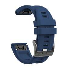 22 毫米表带适用于 Garmin Fenix 5/Fenix 6/Fenix 7/Fenix 8 47 毫米/Fenix E 47 毫米，柔软硅胶表带腕带，可快速安装，适用于 Garmin 智能手表 - Fenix5/6/7-22mm - 查看 15