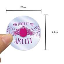 Disney 500 Sheets/Roll Disney Princess Sofia Fun Cartoon Exquisite Roll Stickers Self-Adhesive Water Cup Skateboard Notebook Creative Sealing Tape Stickers