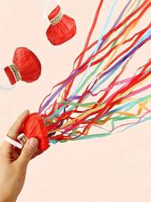 2pcs/5pcs Random Color Paper Tassels For Weddings, Birthdays, Parties, Graduations, Christmas, Halloween, New Year - No Battery Needed, Versatile Holiday Decoration