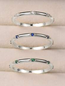 1 Pieza Anillo precioso de joyería para señoras de Plata de Ley 925 bañada en Oro Amarillo, Joyería Fina para uso diario, Regalo, Boda, Compromiso, Joyería Nupcial