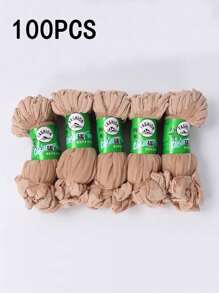 Calcetines de tobillo transparentes, invisibles, de seda de cristal, súper finos y transpirables para mujeres en verano. Suaves, elásticos y cómodos en unicolor. Lavar a mano, mezcla de nailon y poliéster, adecuados para clima cálido