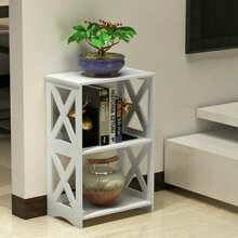 3 Tier Small Bedside Table Cabinet Side End Coffee Tea Table Nightstand Storage Shelf, Waterproof Practical Bookshelf For Any Places, Such As Living Room, Bedroom,Bathroom, Office, Hallway Etc.