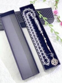1 Set mit 6 Farben, 45 Stücke 10mm Acryl Perlen Armband Set, verpackt in hochwertiger Geschenkbox für den täglichen Gebrauch