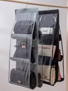 1 件，6/8 口袋悬挂式钱包手提包收纳袋透明悬挂式架子包收集储物架钱包包衣柜壁橱节省空间的收纳袋卧室、收纳袋、收纳袋、家庭收纳、女式白色 T 恤、女式黑色裤子、女士冬装、连衣裙、女士冬装、优雅女装、女士白衬衫、长袖、女士白色连体裤、女士春季连衣裙、女士春季服装、春季、春装、极简主义、夏季上衣