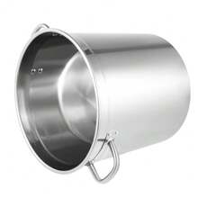 OUKANING 35l Large Deep Cooking Stock Pot Stainless Steel 201 With Lid For Catering New - 1 - View 4