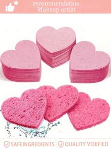 10/20 Pack Compressed Facial Sponge, Facial Cleaning Sponge, Professional Beauty Spa Sponge, Used For Facial Cleaning, Exfoliating Facial Mask, Makeup Removal, Suitable For Travel And Home Use, A Variety Of Lovely Shapes To Choose From