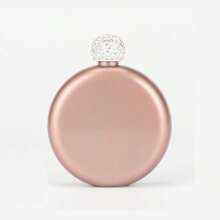 1 Piece Stainless Steel Mini Flask, Bridesmaid Gifts, Personalized Rhinestone Lid Flask, Round Bridesmaid Flask 5oz, Customized Engraved Bridesmaid Proposal Gift, Wedding Party Gift, Unique Bridesmaid Gift Idea,Multi-Functional, ,Ornamental,Reusable,Exquisite,Stylish,High-Quality,Colorful,Modern,Custom,Personalized,Unique,Ideal Gifts For Him,Ideal Gifts For Her,Home Refresh,Customized Flagon,Home & Living,Haunt Your Home,Souvenirs,Chic Design - Multicolor - View 21