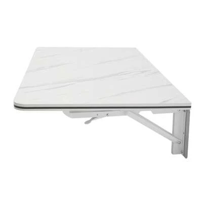 Muur opvouwbare tafel Opvouwbaar muurbureau Zwart/Wit 80x40cm/80x50cm muur opvouwbare tafel werkbank wandtafel eettafel laptoptafel balkontafel