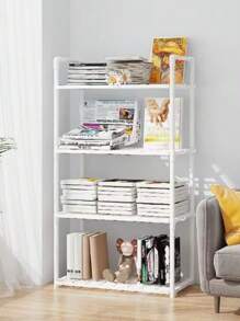 1 件多层储物整理架，坚固落地式，适用于浴室、厨房、房间、微波炉、书籍、烤箱