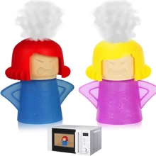 1pc Angry Mom Microwave Cleaner - Medium Strength, Removes Odors And Appliance Cleaner, No Electricity Needed, Multipurpose, For Kitchen, Bathroom, Car, Bedroom, Living Room Cleaning | Angry Mom Character | Eye-Catching Design