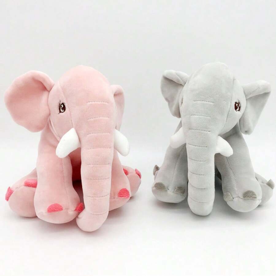 20CM Ins Kawaii Elephant Plush Toy Stuffed Soft Animal Elephant Doll For Appease Toy Children Kids Birthday Decor Gift