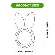 Easter Wreath Metal Frame Garden Bunny Shaped Wire Wreath Form For Easter DIY Craft Project