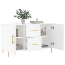 vidaXL Credenze 100x36x60 cm Credenze Buffet Credenza Per Cucina Mobili Cassettiere Camera Da Letto Cassettone Legno Mobiletto Sala Credenze Basse Bianca