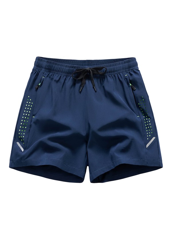 Men's Breathable Lightweight Loose Fit Bermuda Shorts, Ideal For Sports, Running, Casual Wear In Summer