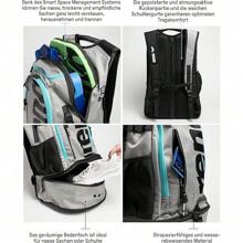 2025-New ARENA Unisex Fastpack 3.0 Backpack (Pack Of 1) - Plum-neon_pink - View 3