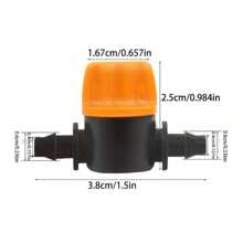 Mini Drip Irrigation Control Valve -4/7mm Diameter, Suitable For Garden Hose Connectors