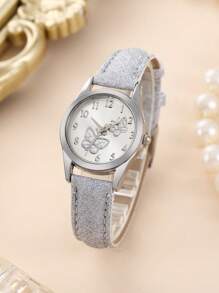 2/1 Butterfly Skin Cute Watch Girls Kids Watch - Multicolor - View 4