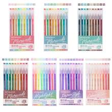 Languo 9pcs/240pcs Large Capacity Neutral Gel Pens Acrylic Markers, 9 Colors/207 Colors Planner Pens, Stackable Fine Tip 0.6mm, Student Drawing Sketching Doodling Outlining, 24 Colors Candy Morandi Cute Stationery, Student Back To School Gift - Multicolor - View 17