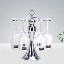 1pc Creative Red Wine Glass Hanging Holder, Stemware Rack Display Stand - Multicolor - View 17