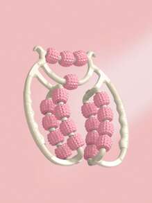 1 件 20 滚轮腿部按摩滚轮，带 3D 凸起，360° 夹紧腿部滚轮，经络穴位按摩器，肌肉放松和瑜伽伸展滚轮，肌肉放松按摩器 - 彩色 - 查看 5