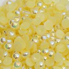 500 克 6 毫米/8 毫米 AB 颜色混合尺寸和颜色半圆形凸圆形宝石 DIY 珠宝配件材料 - 彩色 - 查看 41