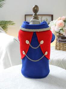 1 件宠物衣服，时尚可爱的小狗/猫咪服装，适合小型犬，舒适的王子服装 - 彩色 - 查看 6