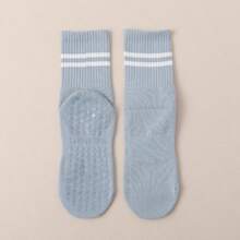 2/4/6/8 件女士防滑瑜伽/普拉提袜，专业设计，新款春夏防滑袜，中筒长度 12/18 件/套 - 彩色 - 查看 8