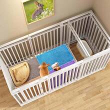 可重复使用豚鼠垫料,吸水可洗柔软宠物垫,适用于豚鼠、兔子、仓鼠。动物地毯/垫子,兔笼垫,柔软吸水床垫,适用于猫狗! - 彩色 - 查看 12