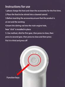 Wireless Rechargeable Hand Mixer - 3-Speed Cordless Whisk For Baking, Whipping Cream And Cooking, Compact Design With Auto Shut Off, Great For Home Bakers