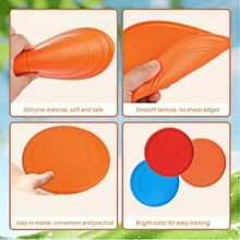 1pc/3pcs/6pcs Cat/Dog Lover Gift And Dog/Cat Mom Love Pet Dog Lover And Dog Mom Love Flying Disc, Cat/Dog Lover Gift And Dog/Cat Mom Love Pet Interactive Training Floating Water Resistant Soft For Cat/Dog Lover Gift And Dog/Cat Mom Love Pet, Enhance Cat/Dog Lover Gift And Dog/Cat Mom Love Pet Agility & Biting Strength, Best Companion For Cat/Dog Lover Gift And Dog/Cat Mom Love Pet Owner And Dog Lover And Dog Mom Love