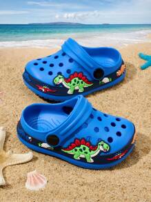 1 Pair Baby Boys' Cartoon Comfortable Fashionable Casual Lightweight Breathable Sandals, Suitable For Summer