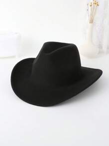 1 件波西米亚涤纶绳铆钉仿皮西部牛仔帽，街头风格，遮阳防紫外线，时尚多穿，DIY 配饰，适合春、夏、秋季 - 一字頂 - 查看 18