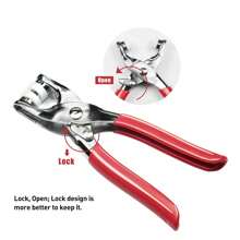 800pcs/200sets Metal Five-Prong Snap Fastener Plier, Hollow & Solid Metal Claw Snap Button Fastener Rivet Kit, For Clothing Sewing, Ideal For DIY Crafts, Apparel, Hats And Sewing (Random Color)