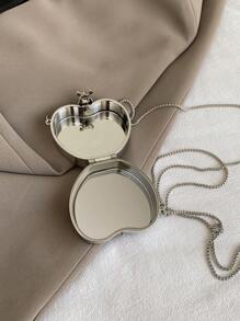 New Fashionable Niche Design Mini Bowknot Versatile Lipstick Earbud Coin Purse With Chain Shoulder Crossbody Bag For Women - Gold - View 6