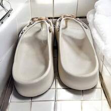 CHANCLAS COMODAS DE MUY BUENA CALIDAD PARA SALIDAS CASUALES - Caqui - Ver 2