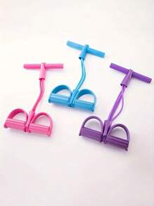 1 EVA Resistance Band Set - 4-Tube Stackable Mild Tension Exercise Ring For Full Body Workouts, Abdominal Trainers, Rowing And Fitness Equipment - Exercise Accessories, Elastic Band, Single Pack - Multicolor - View 4