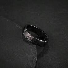 情侣戒指，717 生日限量版，开放式设计指环，鸟巢形状，适合音乐会