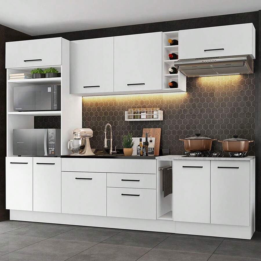 MADESA Baker's Racks - Blanc - Voir 1