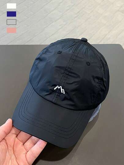 1pc Unisex Multi-Color Quick Dry Baseball Cap, Lightweight Sun-Shading & Sun Protection Cap, Outdoor Sports Cap