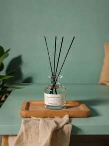 Set da 5 pezzi, kit di aromaterapia contenente un diffusore di aromaterapia e quattro bastoncini per diffusore, con estratti vegetali naturali, olio essenziale di aromaterapia per la casa, aromaterapia senza fiamme per uso domestico interno, aromaterapia a lunga durata, set di oli essenziali per aromaterapia floreale per camera da letto e bagno, deodorante per ambienti