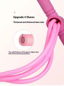 1 EVA Resistance Band Set - 4-Tube Stackable Mild Tension Exercise Ring For Full Body Workouts, Abdominal Trainers, Rowing And Fitness Equipment - Exercise Accessories, Elastic Band, Single Pack - Multicolor - View 9