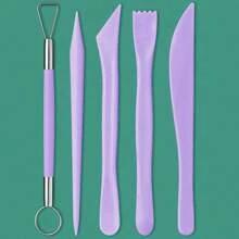 Bộ dụng cụ nặn đất sét 10 món/túi - Dễ sử dụng, bộ dụng cụ chạm khắc gốm sứ với tay cầm thoải mái dành cho đất sét Sculpey và đất sét tạo hình, lý tưởng cho người lớn. - Nhiều màu - Xem 11