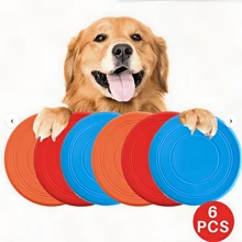 1pc/3pcs/6pcs Cat/Dog Lover Gift And Dog/Cat Mom Love Pet Dog Lover And Dog Mom Love Flying Disc, Cat/Dog Lover Gift And Dog/Cat Mom Love Pet Interactive Training Floating Water Resistant Soft For Cat/Dog Lover Gift And Dog/Cat Mom Love Pet, Enhance Cat/Dog Lover Gift And Dog/Cat Mom Love Pet Agility & Biting Strength, Best Companion For Cat/Dog Lover Gift And Dog/Cat Mom Love Pet Owner And Dog Lover And Dog Mom Love