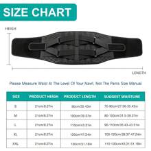 Professional Back Support Belt With 6 Stays - Breathable 16-Hole Mesh Design, Anti-Slip Lumbar Brace For Women At Work Exercise Waist Belt Suitable For Workout Home Sports And Walk - Black - View 8