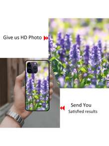 Customized Phone Cases With Printed Pictures, Text, Or Logos Compatible With Samsung, Apple Phones - Personalized Gift For Couples,Cell Phones & Accessories,Chic Autumn,Fashionable Personalized Phone Case,Boyfriend,Girlfriend,Family,Friends,Grandparents,Couple,For Anniversaries,For Birthdays - Multicolor - View 4